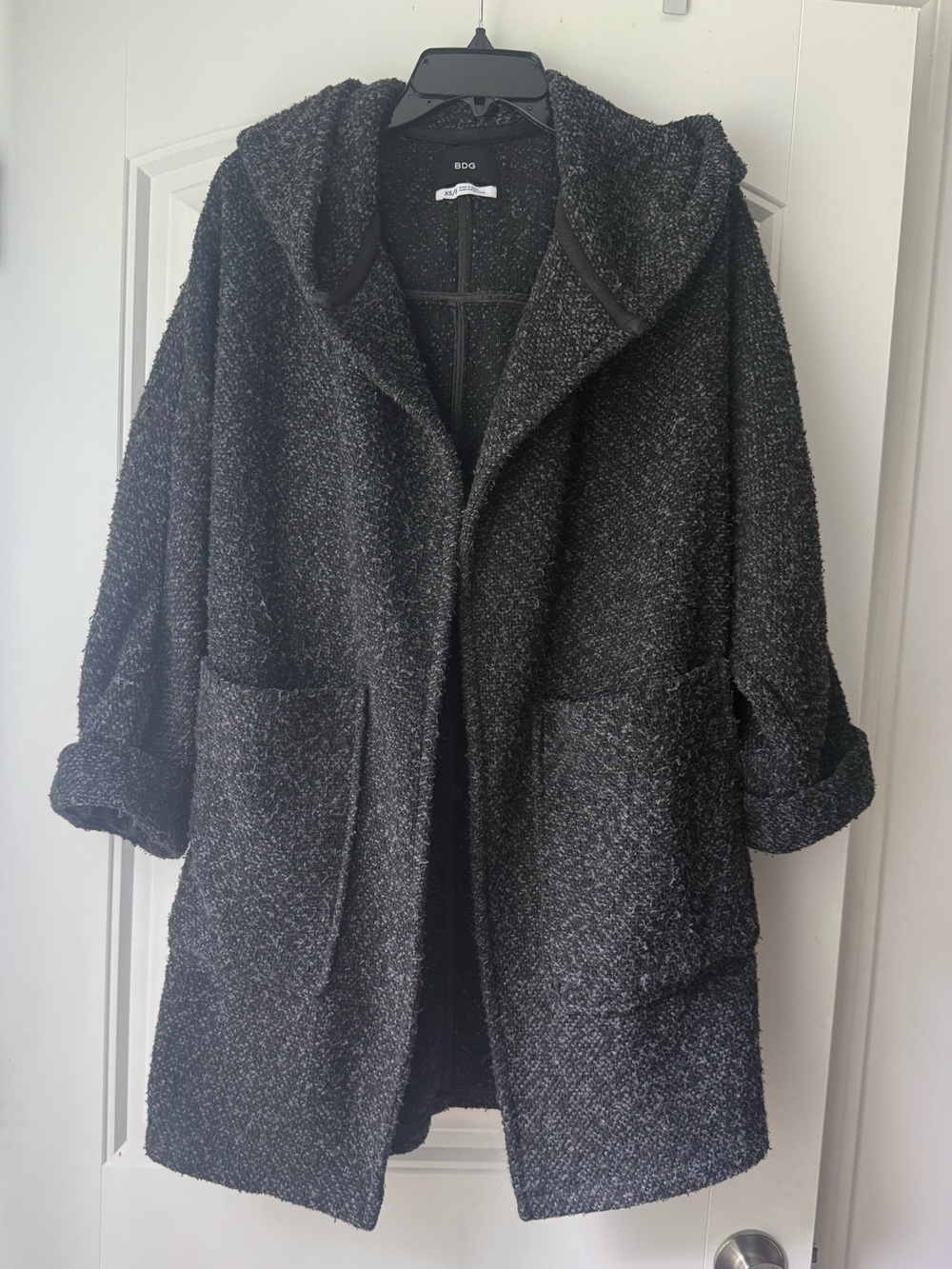 BDG Hooded Jacket Sweater